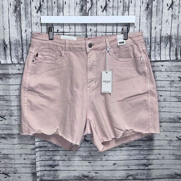 Judy Blue Just Blushy High Waist Denim Shorts - Picture 3 of 10